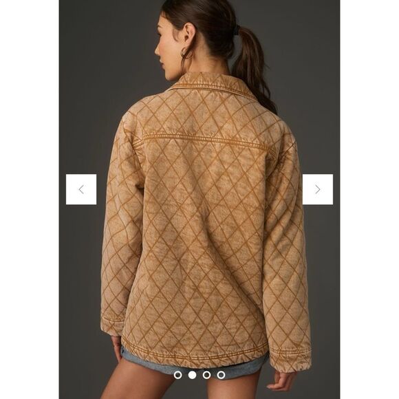 Anthropologie Young Fabulous & Broke Walker Quilted Shacket - Picture 5 of 14